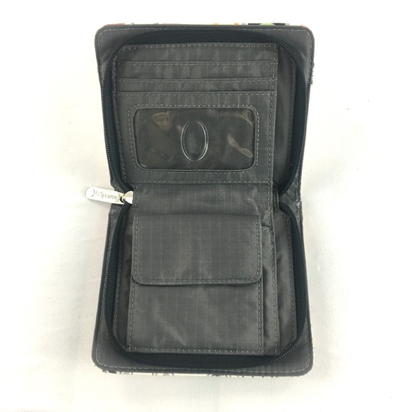 💎SOLD💎LESPORTSAC Floral Bi-Fold Zip Wallet - Picture 3 of 4